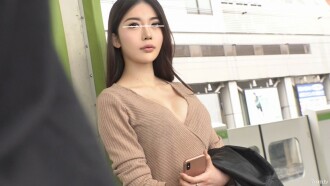 "Limited" [Train Chikan] [Creampie SEX] Knit dress best OL # 4
