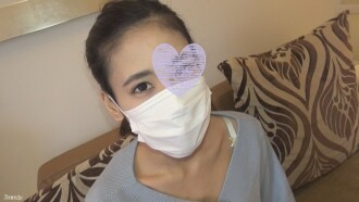 [Personal shooting] Hatsune 24 years old Beautiful slender Sensitive man pic A large amount of vaginal cum shot to a young wife