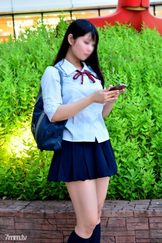 Tall private high school junior high school student H-chan, 3rd year, model-like cheeky K, raw