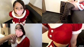 Akari-chan, 22 years old, Christmas gifts in Santakos, pant voice at a hotel with a thin wall.