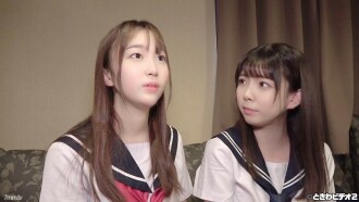 ❤ Neues Shooting ❤ [Creampie] Aktives Studentenduo Shizuku & Hikari der Handelsabteilung der Präfektur und 3P-Cumshot