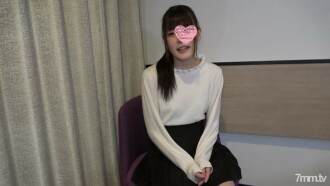 One month after the loss of virginity ❤️ It's scary and painful, but ... Black-haired Slender JD cried again this time [Personal shooting]