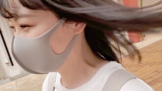 個数限定【無修正】わけあり巨乳現役JDと再会デートで中出し！