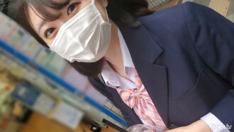 【無修正】チア部所属のEcup美少女に淫行中出し！！