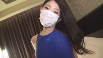 [Penembakan pribadi] Kostum baju renang lomba renang ☆ Debut bea cukai Airi-chan dan permainan bea cukai