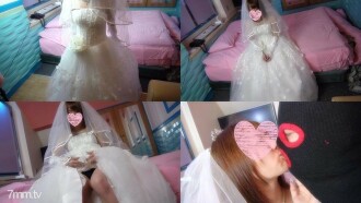 Travail de retraite de la fille populaire Rinapon !! Dernier rapport sexuel en robe de mariée !! * Avec ZIP [Tir personnel]