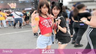 A pair of JDs who picked up at Japan's largest EDM festival! A secret 4P festival will be held if you bring it to the hotel and let it drink and make it funyafunya, which is called an exchange between event circles ♪