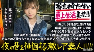 Magandang babae na nakatira sa isang kotse na puno ng misteryo! ! ! Isang transendente na kagandahan na malayang nakaligtas sa Tokyo na may ideyang "walang address"! ! ! Sinabi niya na siya ang No. 1 hostess at gumastos ng 4 milyong dolyar sa isang buwan. Bakit mo itinapon ang napakagandang buhay na mayroon ka hanggang ngayon at humantong sa buhay na mayroon ka ngayon? ! Kung mas pinakikinggan mo ito, mas malalalim ang mga relasyon mo sa kanya noong nakaraan. ! ! ! : Isang “bihirang baguhan” na gumagala sa lansangan sa gabi! ! 06