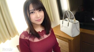 [First shot] [Big breasts member] [SS-class beautiful nude] Beauty advisor with G breasts. Even though I beg for restraint with an unspeakable voice .. AV application on the net → AV experience shooting 1177